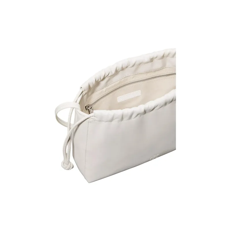 CALVIN KLEIN Artificial Leather Crossbody Bag, Shoulder Bag Regular Women's Goose White-2