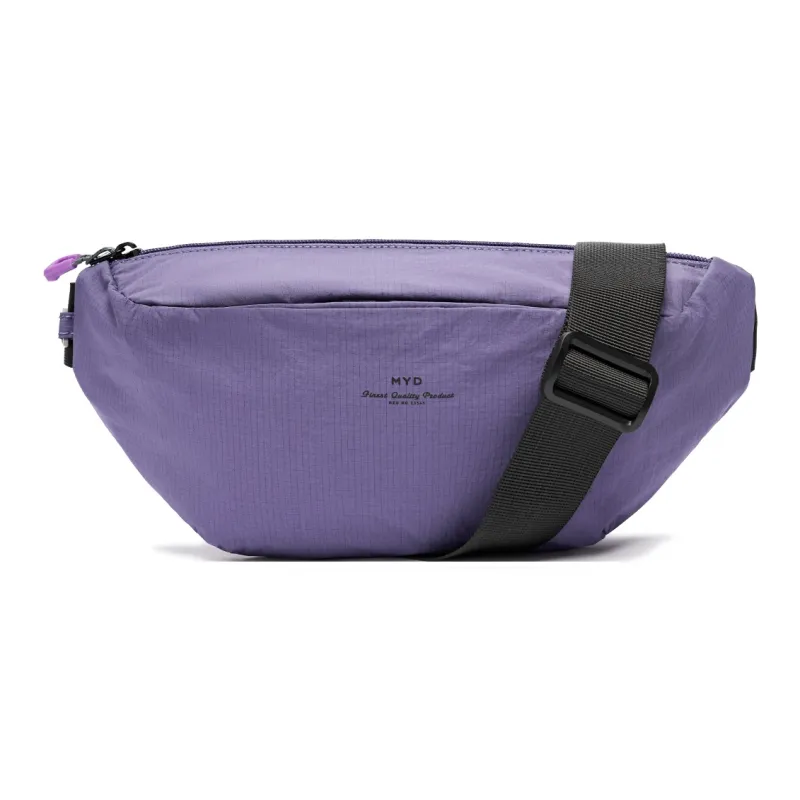 MYD Polyester Fanny Pack Regular Unisex Grape Purple-1