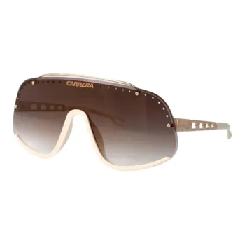 CARRERA Metal Irregular Shape Sunglasses Unisex Gold