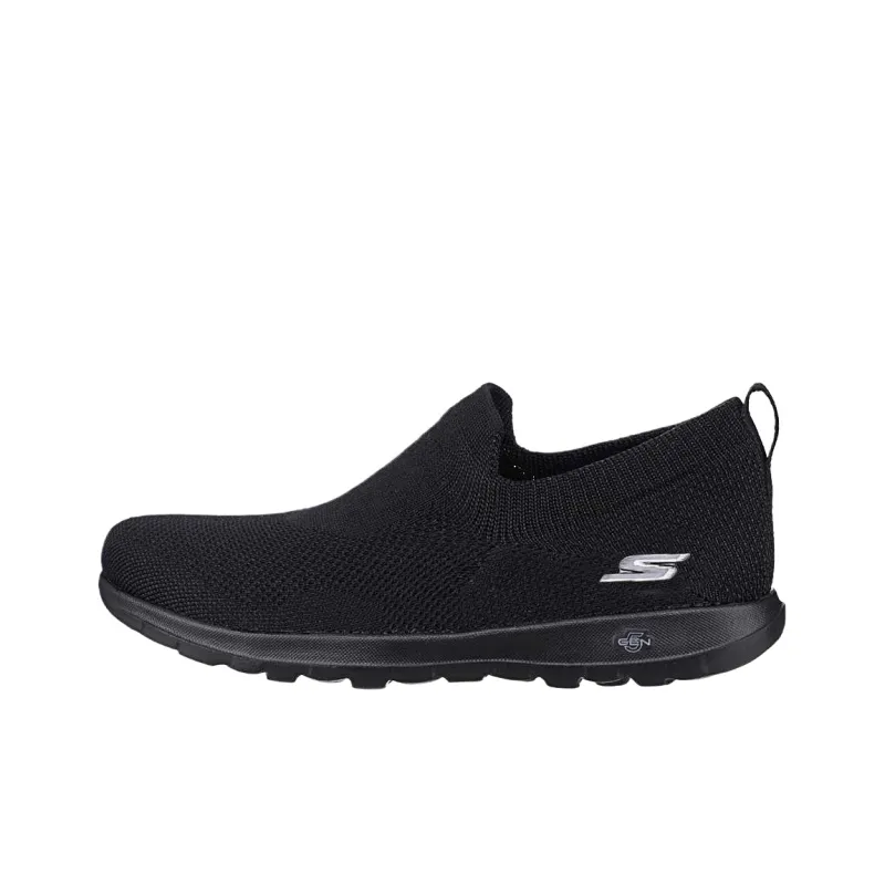 Skechers GO WALK Lite Abrasion Resistant Low Top Casual Shoes Women's Black-0