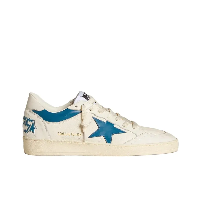 Golden Goose Ball Star LTD Low Top Skateboard Shoes Men's White-1