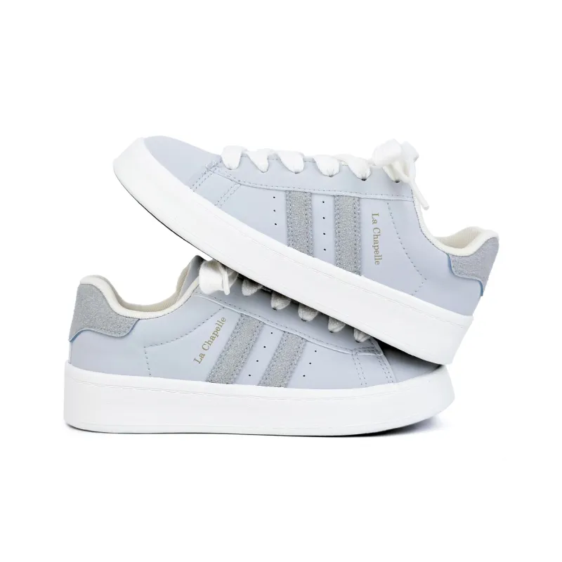 La Chapelle Slip Resistant, Abrasion Resistant, Rebound Resistant Low Top Casual Shoes Women's Light Blue-3