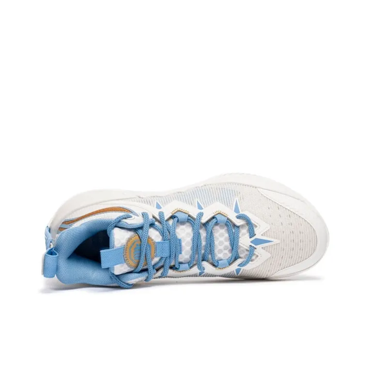 LiNing Cushioning, Rebound, Slip Resistant Low Top Basketball Shoes Men's Ivory-4