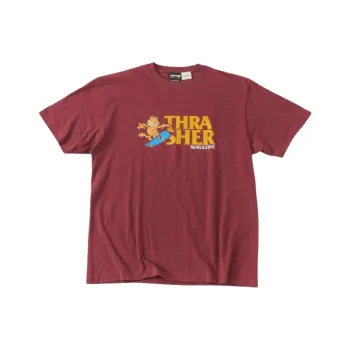 Jiafeimao X Thrasher T Shirts Men Red