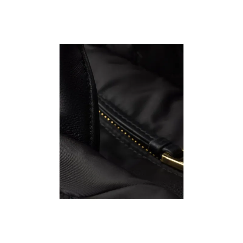 PRADA Re Nylon Tote Bag, Shopping Bag, Shoulder Bag, Crossbody Bag, Handbag Medium Size Unisex Black-3