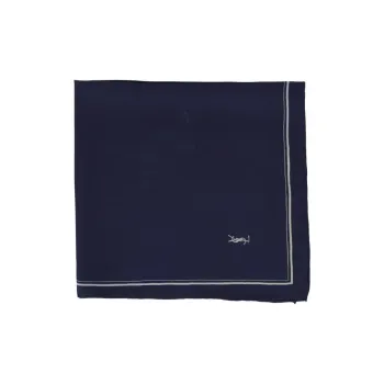 SAINT LAURENT Silk, Silk Scarves Women's Blue