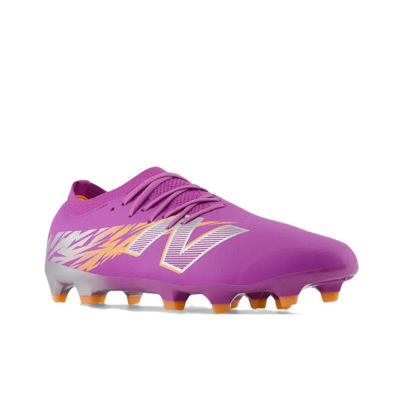 New Balance FG Firm Ground Anti Slip Wear Resistant Soccer Shoes Unisex Purple-2