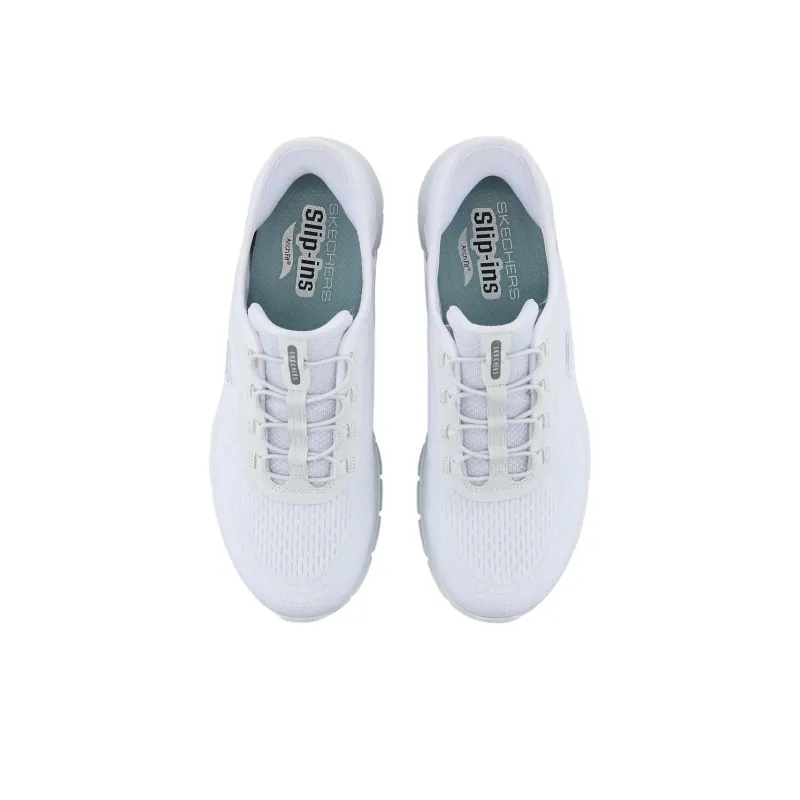 Skechers ARCH FIT VISTA Low Top Casual Shoes Women's White-4