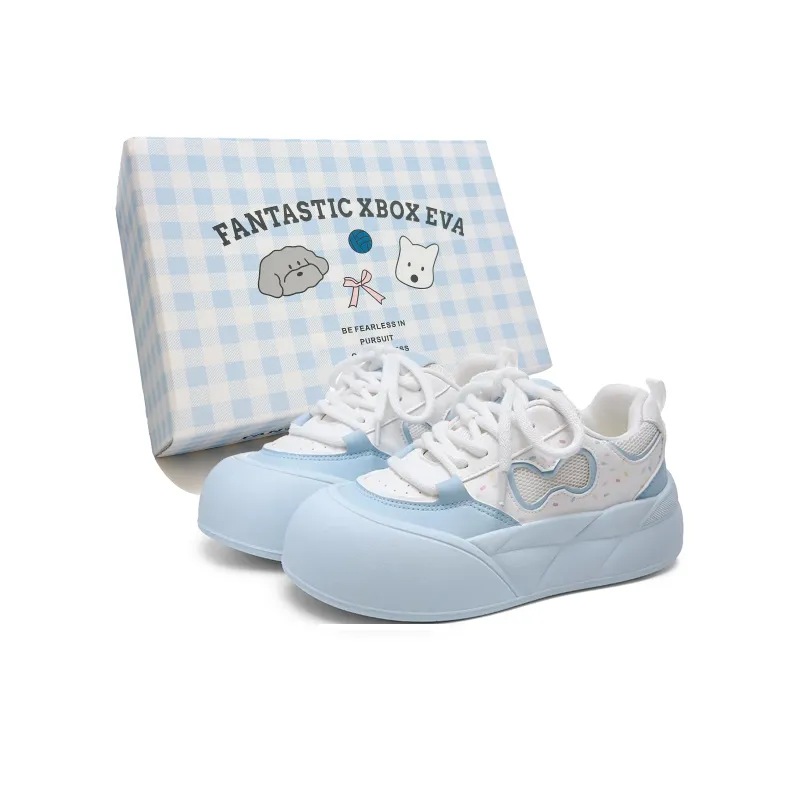 FANTASTIC XBOX Low Top Skateboard Shoes Women's-6