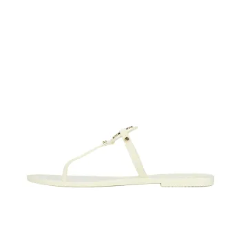 TORY BURCH Mini Miller Logo Plaque Slip On Sandals Women's