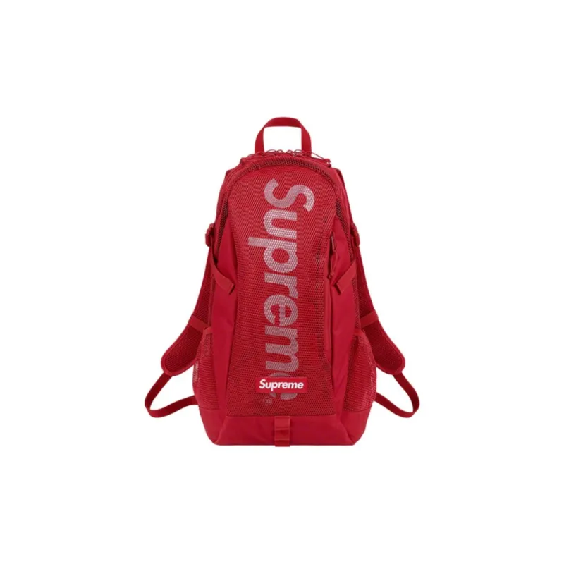 Supreme Polyester Backpack Regular Unisex Red-0