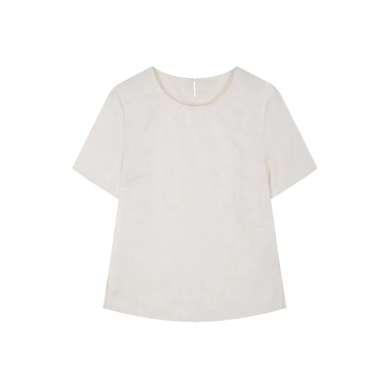 Mo Han Yi Mei Shirts Women's Ecru-0