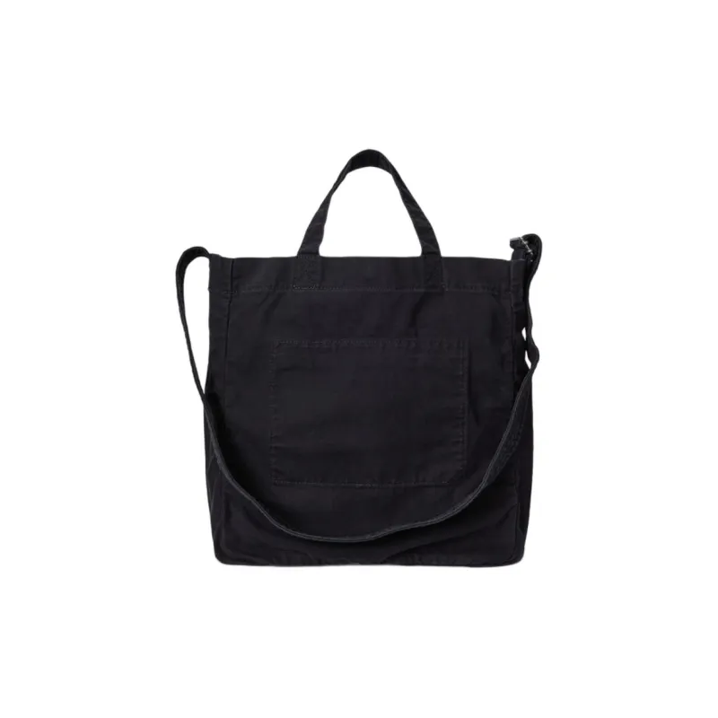 Ralph Lauren Solid Color One Shoulder Handbag Unisex Black-2
