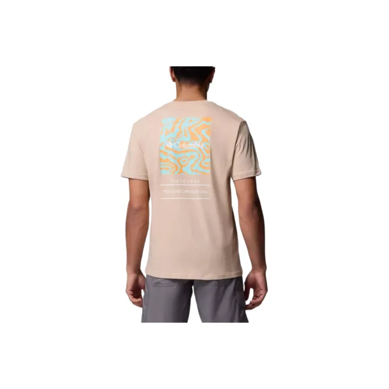 Columbia Barton Springs™ Graphic T Shirt Cotton Jersey Polyester T Shirt Men's-0