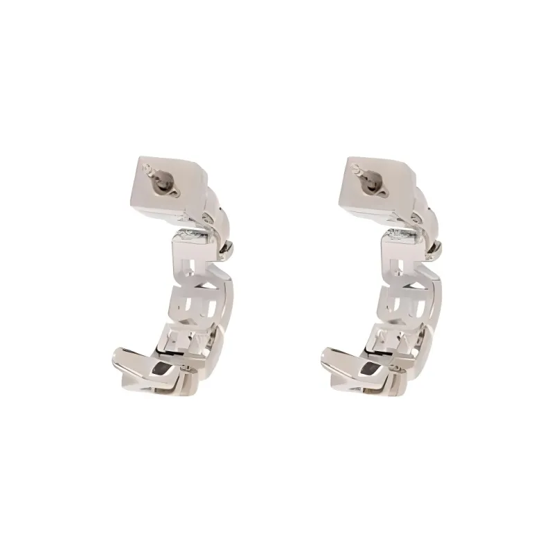 Burberry Brass Earrings Women's Silver-1