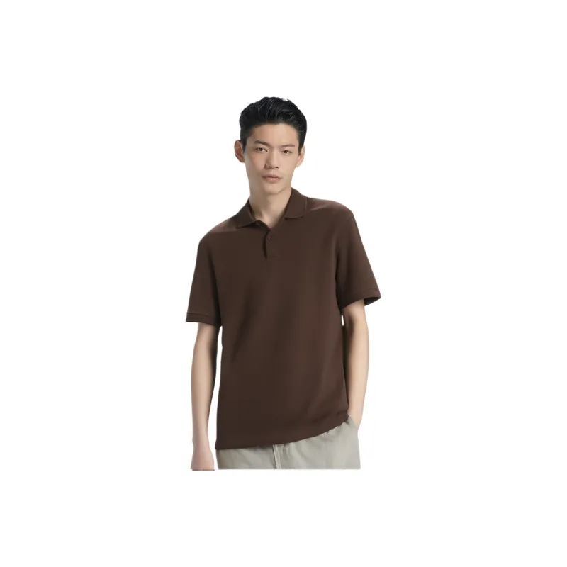 Massimo Dutti Polo Shirt Men's Tan-2