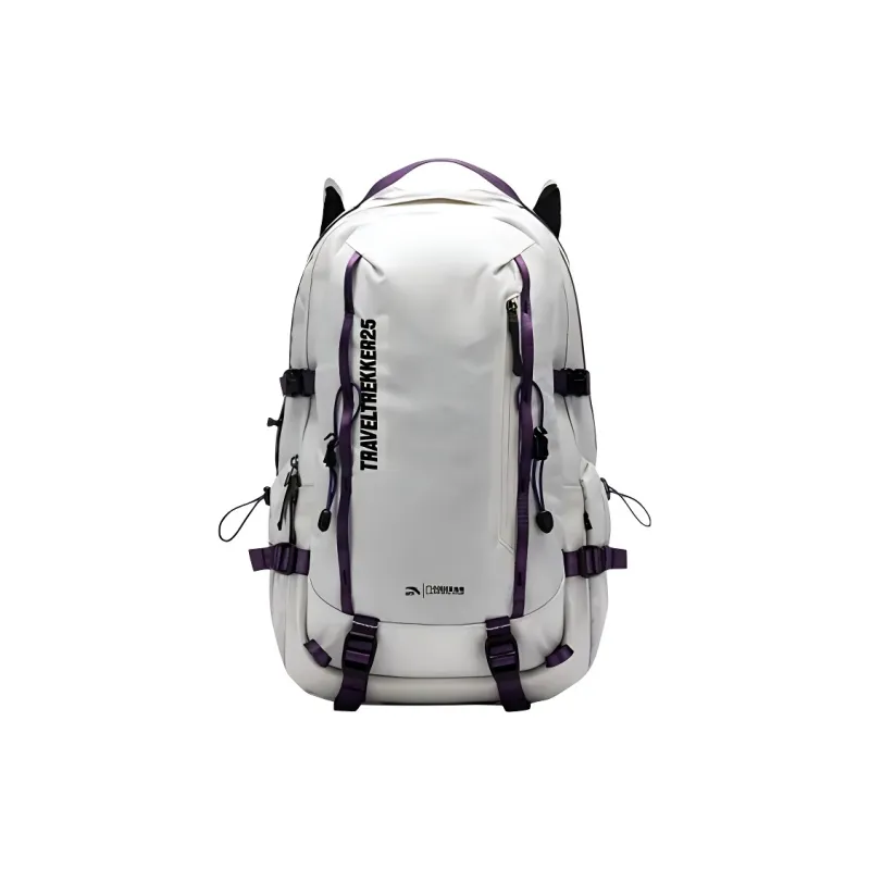 Anta BaiChuan Polyester Backpack Unisex Tone Gray-0