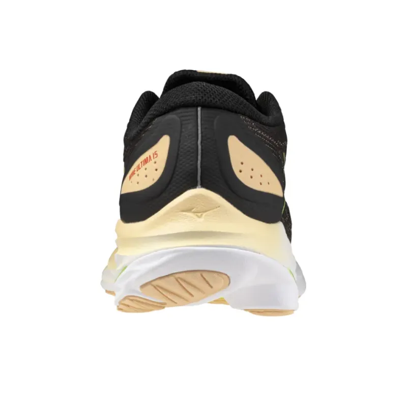 Mizuno Wave Ultima 15 Slip Resistant, Abrasion Resistant, Rebound Resistant Low Top Casual Running Shoes Women's Black-3