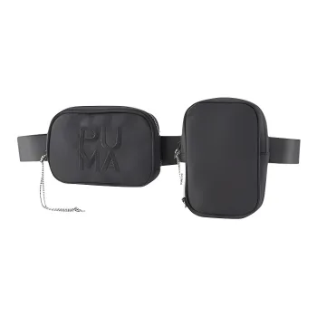 PUMA INFUSE Fabric Crossbody Bag Decoration Fanny Pack Trumpets Women's Black
