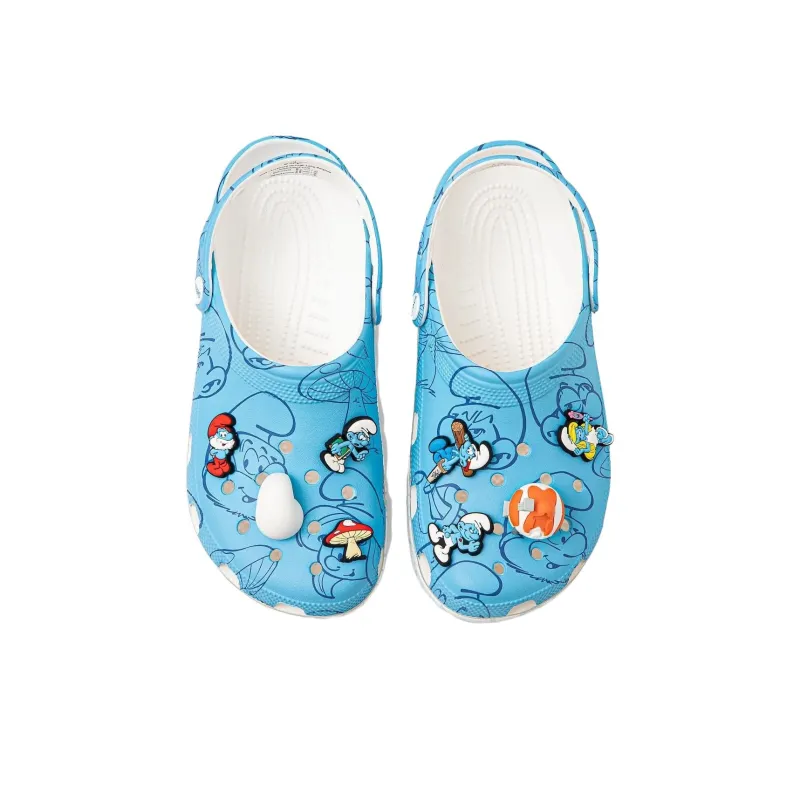 Crocs Classic Smurfs Clog Clogs Unisex Blue-3