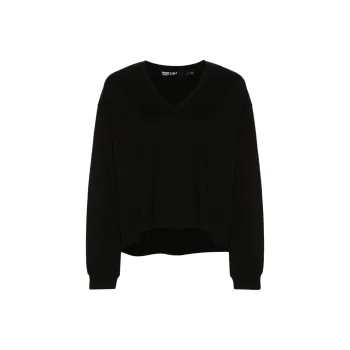 BIMBA Y LOLA Drop Shoulder Sleeve T-Shirt Women's Black