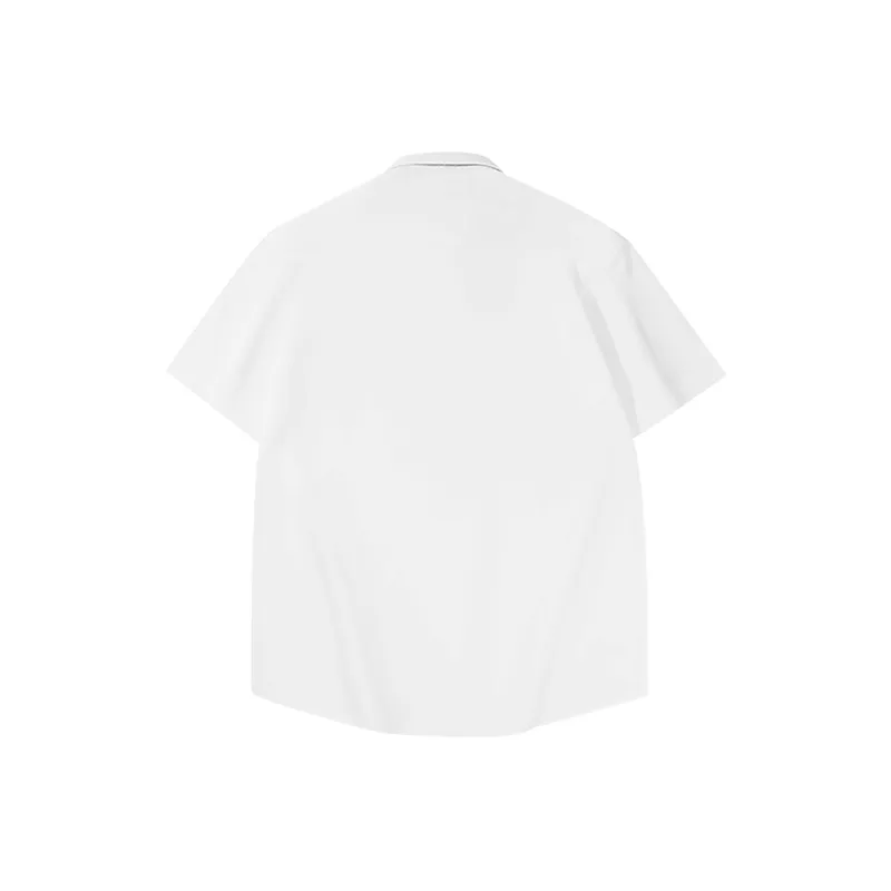 HLA Moisture Absorption Quick Dry 100% Cotton DP Iron Free Short Sleeved Formal Wear Shirt Men's-1