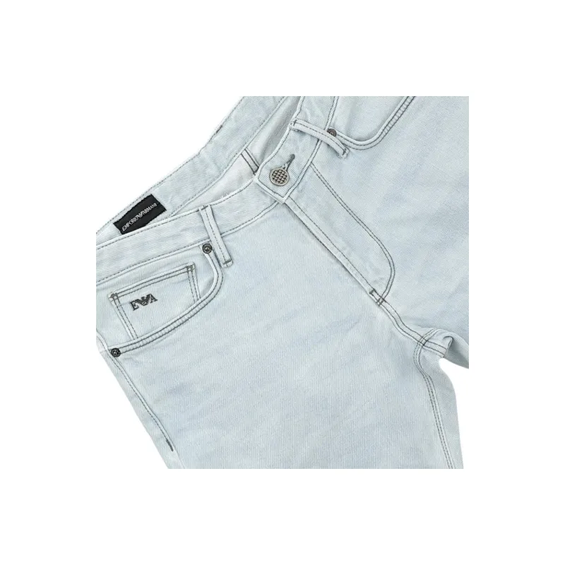 EMPORIO ARMANI EA SS25 Jeans Men's Light Blue-4