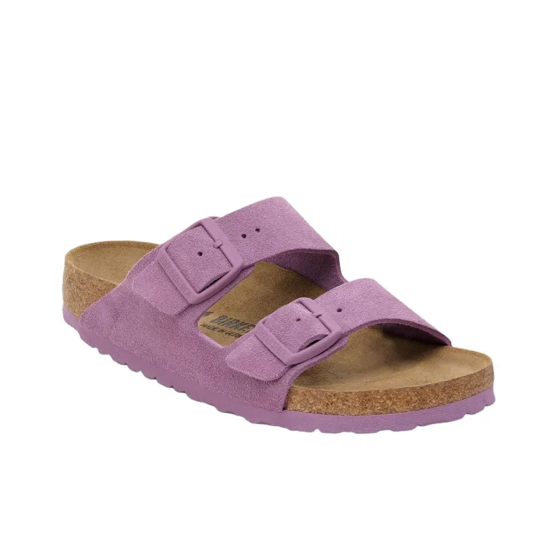Birkenstock Arizona EVA Abrasion Resistant Slide Slippers Unisex Light Purple Narrow-1