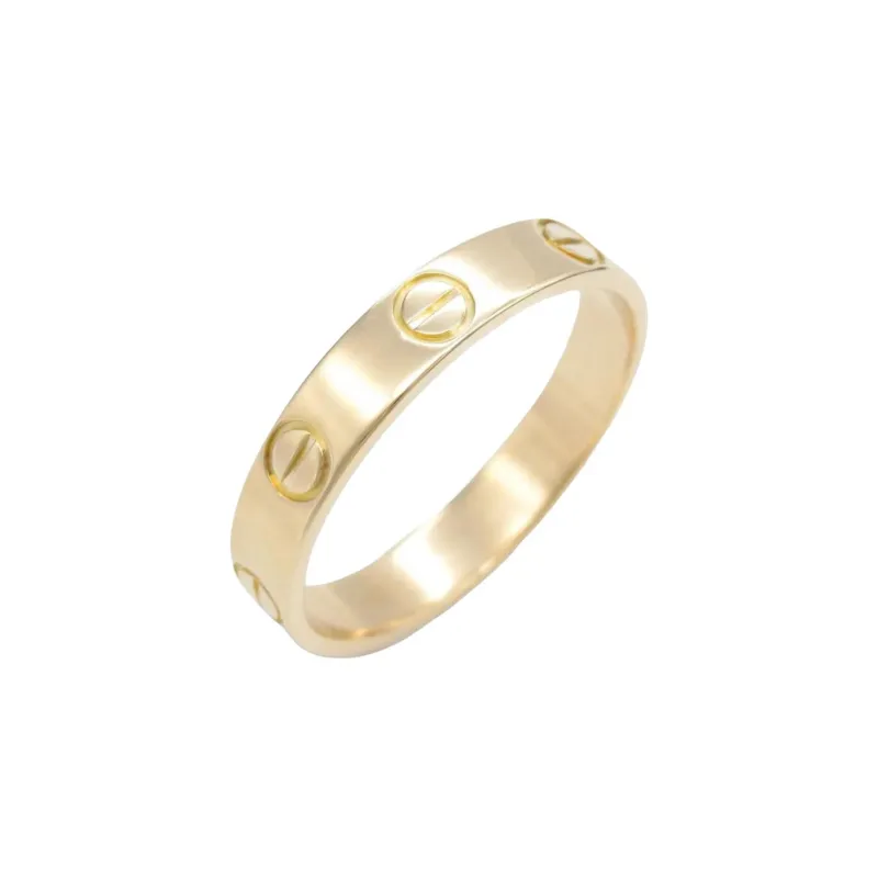 Cartier 2010s 18K Rose Gold Mini Love Ring-1