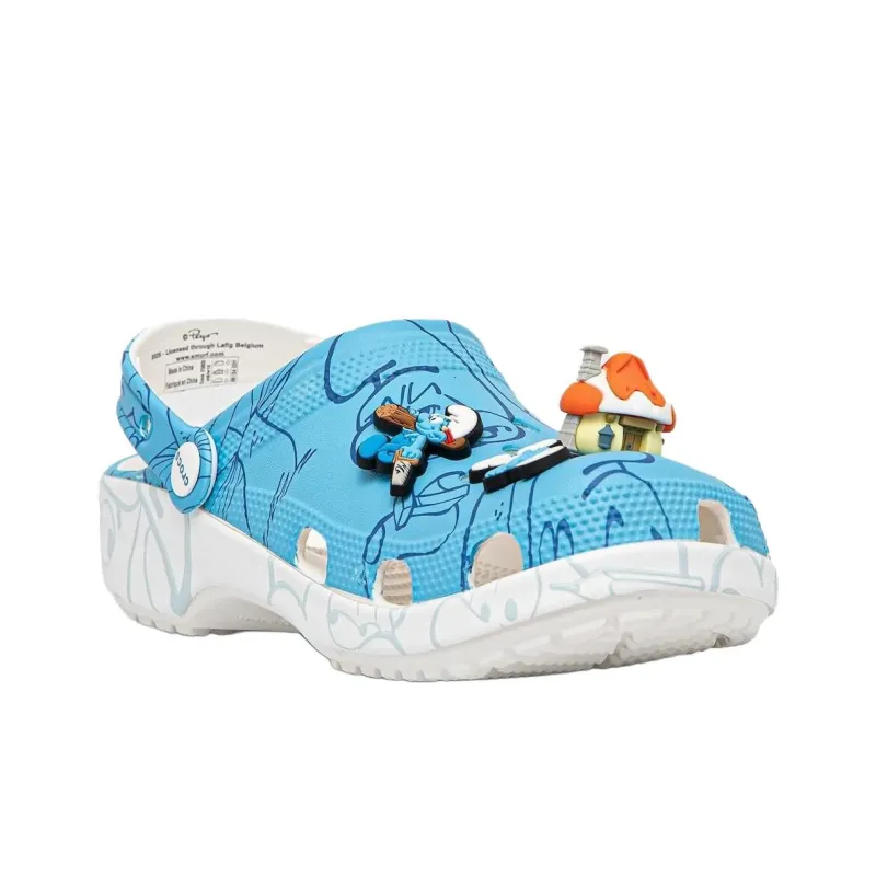 Crocs Classic Smurfs Clog Clogs Unisex Blue-1