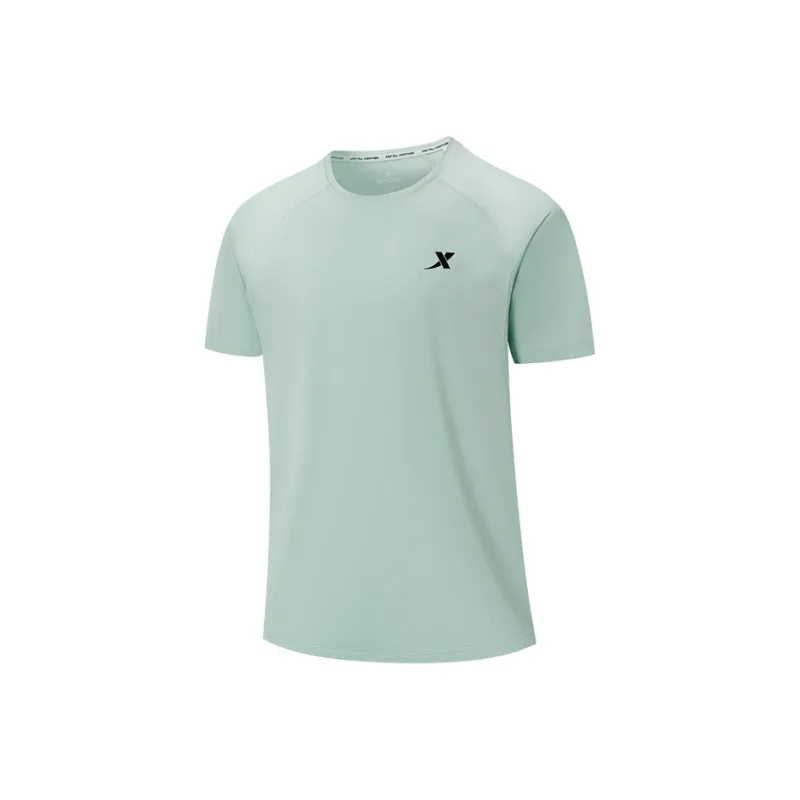 XTEP Comprehensive Training Short Sleeved T Shirt Men's Awake Green-0