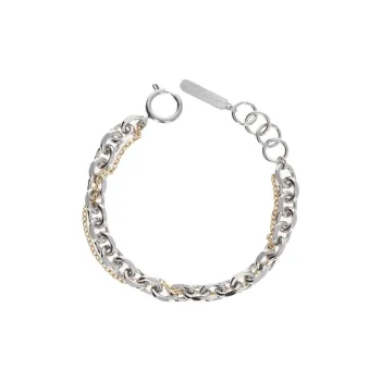 JUSTINE CLENQUET Brass Bracelets Men's Silver