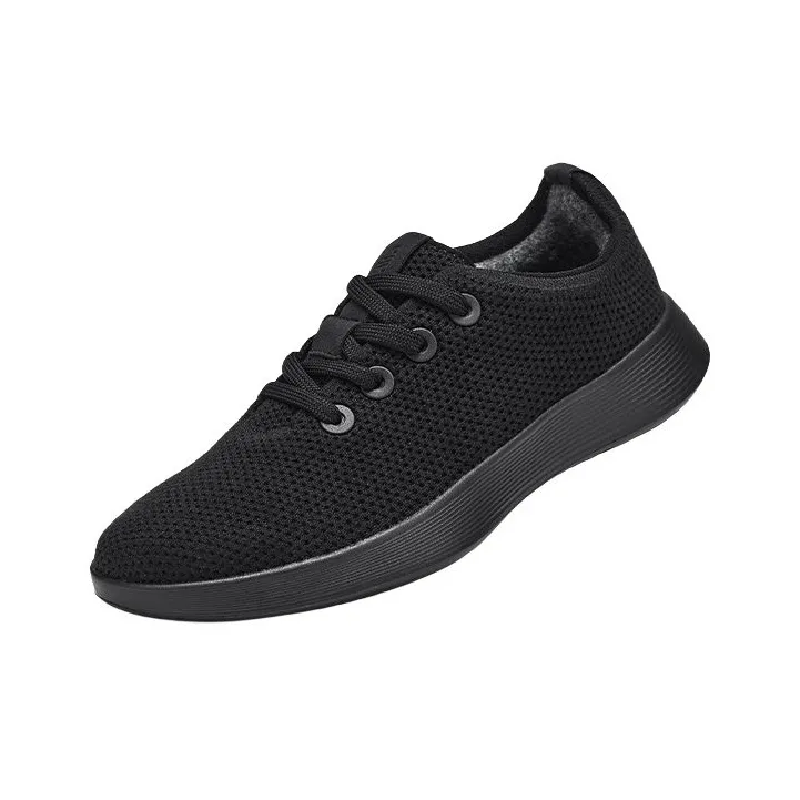 Allbirds Breathable And Lightweight Low Top Casual Running Shoes Men's Black-1