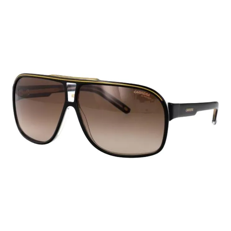 CARRERA Injection Molded Polyamide Metal Aviator Sunglasses Men's Black-0