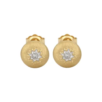 BUCCELLATI White Gold, Diamond Earrings Women's Gold