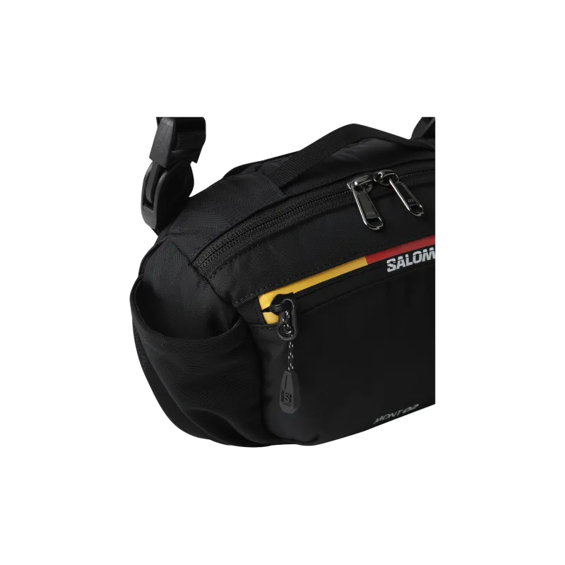 SALOMON Nylon One Shoulder Handbag Mini Men's Black-4