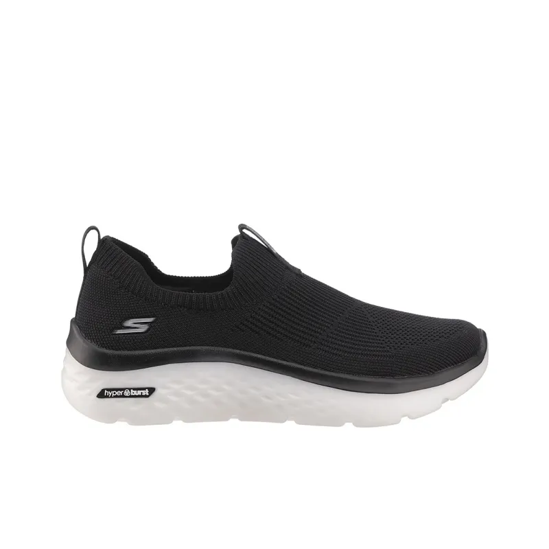 Skechers Go Walk Hyper Burst Abrasion Resistant Low Top Casual Shoes Women's Black-1
