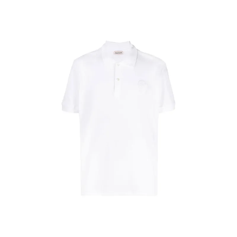 Alexander McQueen Skull patch Polo Shirt-0