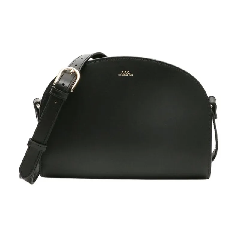 A.P.C Calfskin Shoulder Bag Women's Black-0