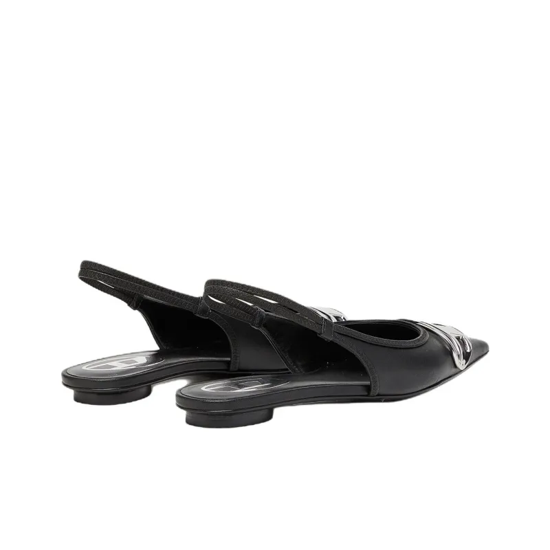 DIESEL D Venus Casual Single Shoes Women's Black-4