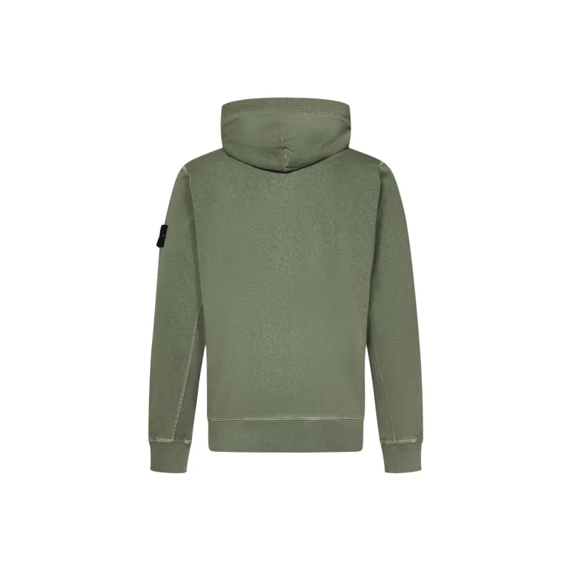 STONE ISLAND Malfilé cotton Fleece Hoodie-1