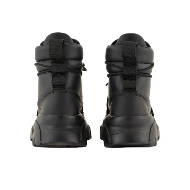 EMPORIO ARMANI EA7 Flakes Ankle Boots Women's Black-4