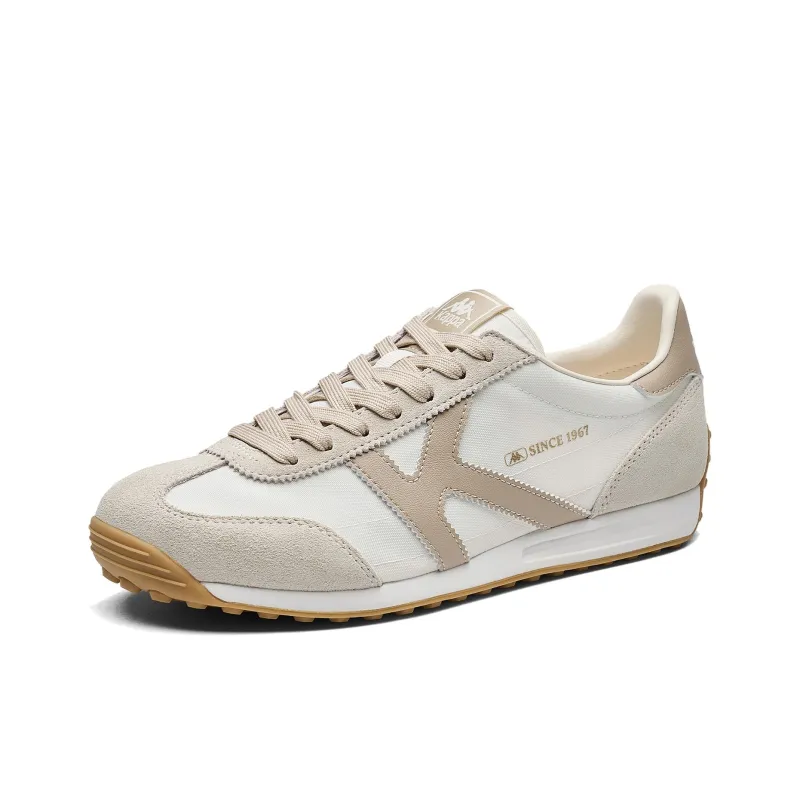 Kappa SERIES Anti Slip Wear Resistant Low Top Running Shoes Unisex Winter Day White Light Wax Yellow Gray Khaki-2