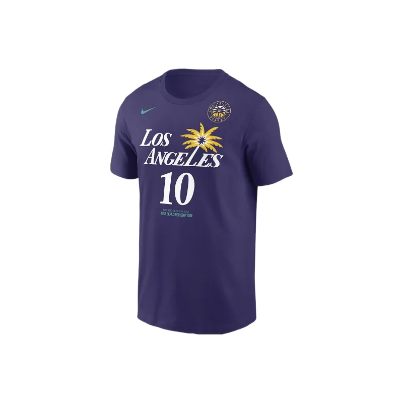 Nike Kelsey Plum Los Angeles Sparks Men's Nike Wnba T Shirt-0