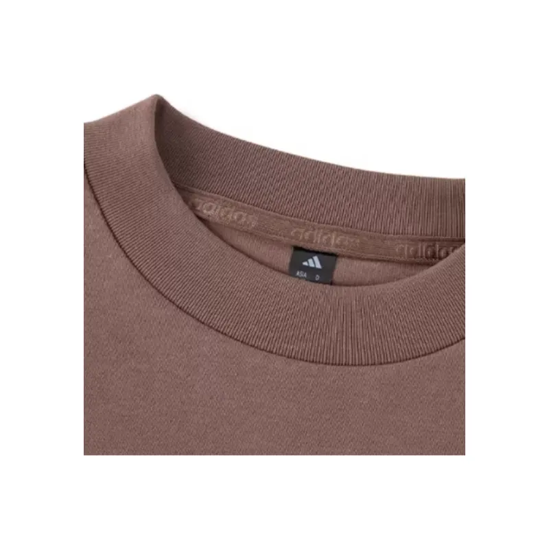 Adidas SS25 Regular T Shirt Women's Stratum Dark Earthy Brown-2