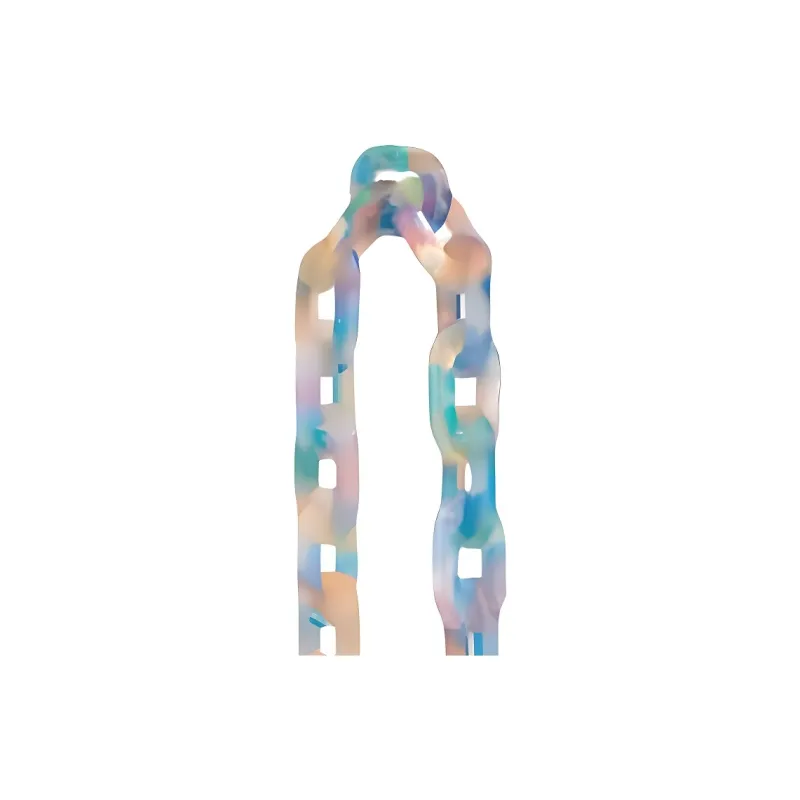 COACH Recycled Resin Bag Accessory Short Bag Strap Women's Blue Rainbow-2