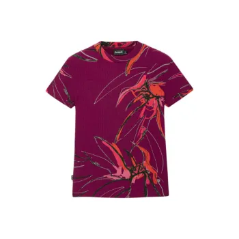 Desigual T Shirts Women's Fuchsia