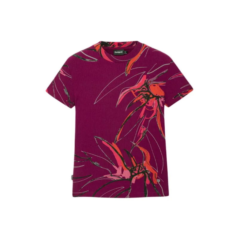Desigual T Shirts Women's Fuchsia-0