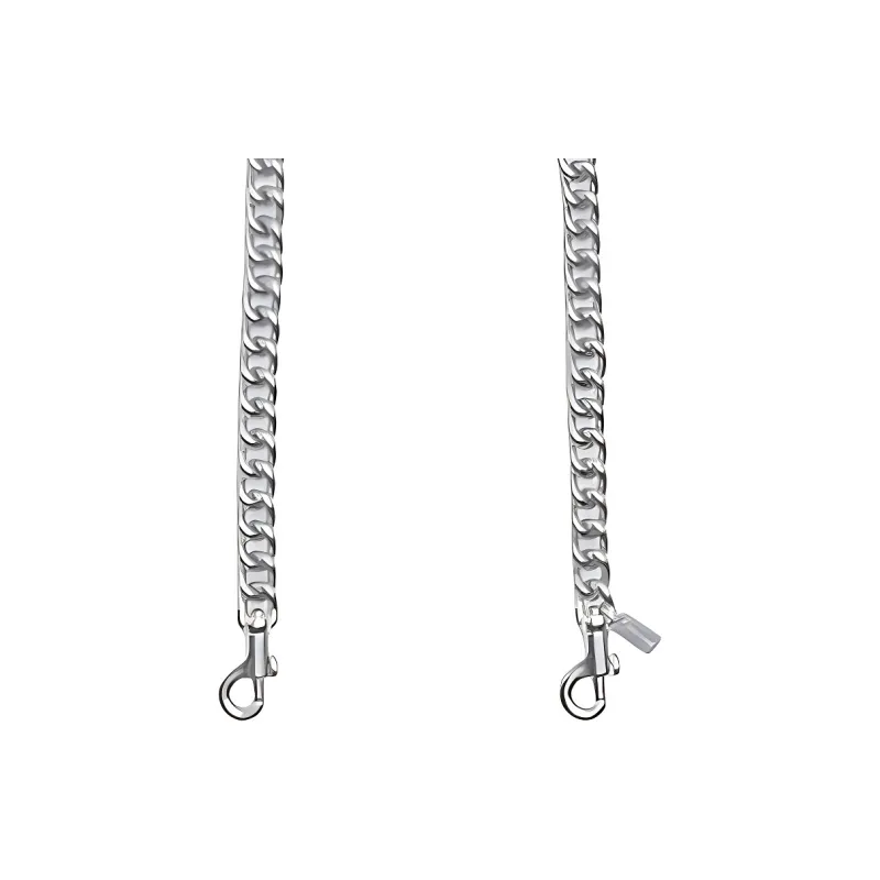 COACH Metal Shoulder Strap Bag Strap Women's Silver-2
