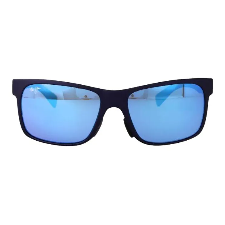 Maui Jim Nylon Square Sunglasses Unisex Black-1